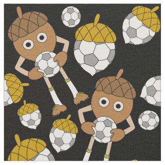 Tissu Motif de la noix de football
