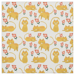 Tissu Motif de la répétition de la florale de la cute