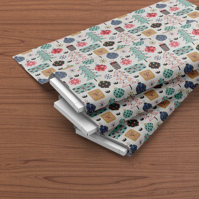 Tissu Motif de la saison de Noël | Blanc (Créateur téléchargé)