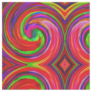 Tissu Motif de la spirale Abstraite #105