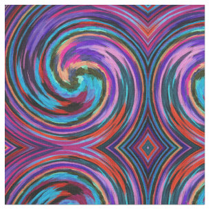 Tissu Motif de la spirale Abstraite #109
