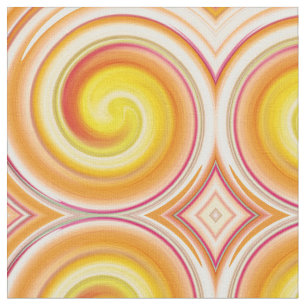 Tissu Motif de la spirale Abstraite #98