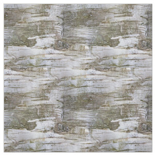 Tissu Motif de la texture de l'écorce de Birch Tree Fau