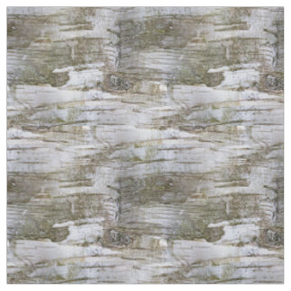 Tissu Motif de la texture de l'écorce de Birch Tree Faux
