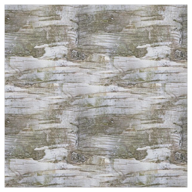 Tissu Motif de la texture de l'écorce de Birch Tree Faux (Échantillon)