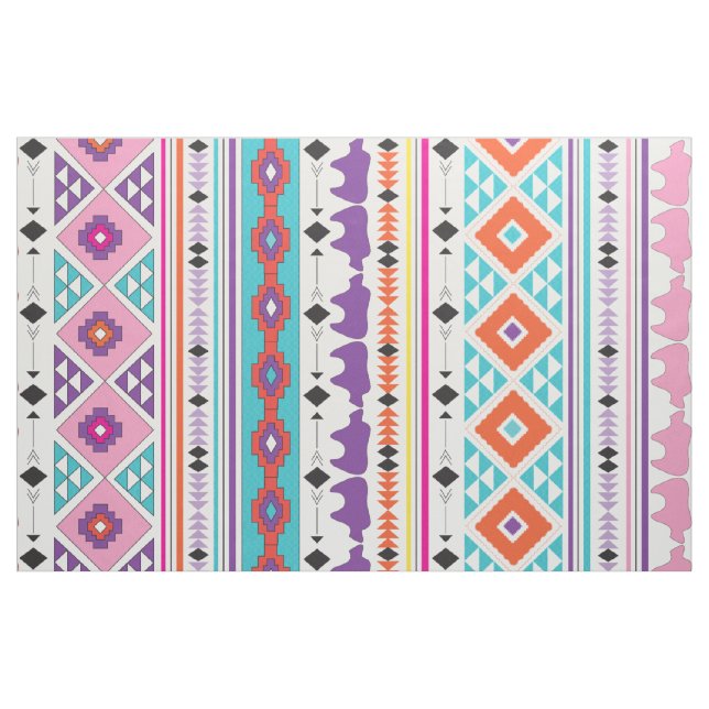 Tissu Motif de la tribu indienne Aztec (Yard)