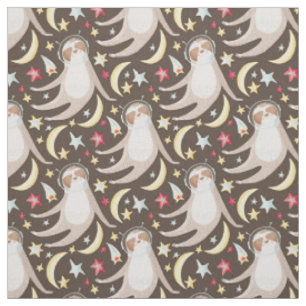 Tissu Motif de l'astronaute Sloth