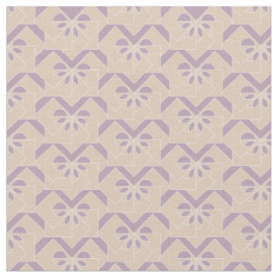 Tissu Motif de lavande à l'envers