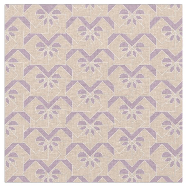 Tissu Motif de lavande à l'envers (Fermer)