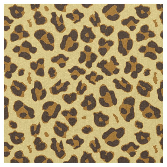 Tissu Motif de Leopard Poster de animal (Fermer)