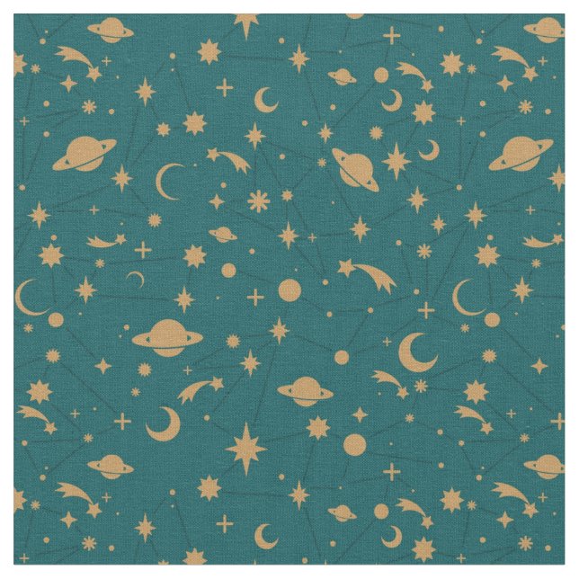 Tissu Motif de l'espace (Fermer)