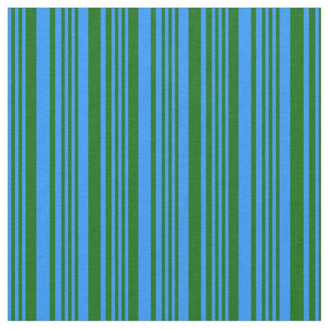 Tissu Motif de lignes bleu et vert foncé (Fermer)