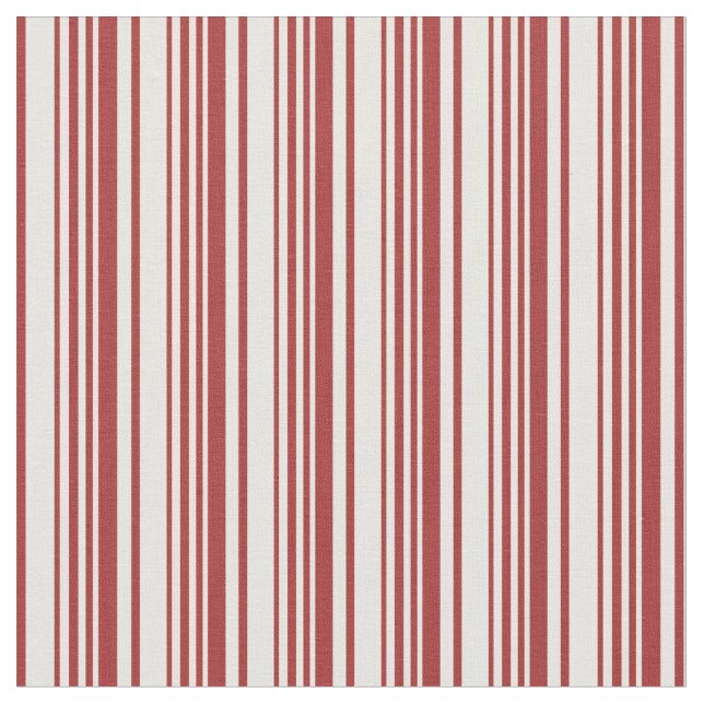 Tissu Motif de lignes Brown et blanc (Fermer)