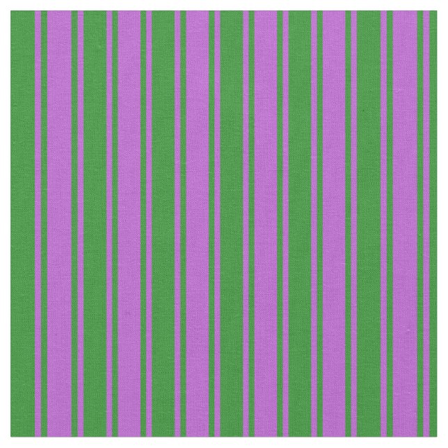 Tissu Motif de lignes couleur vert et orchidée (Fermer)