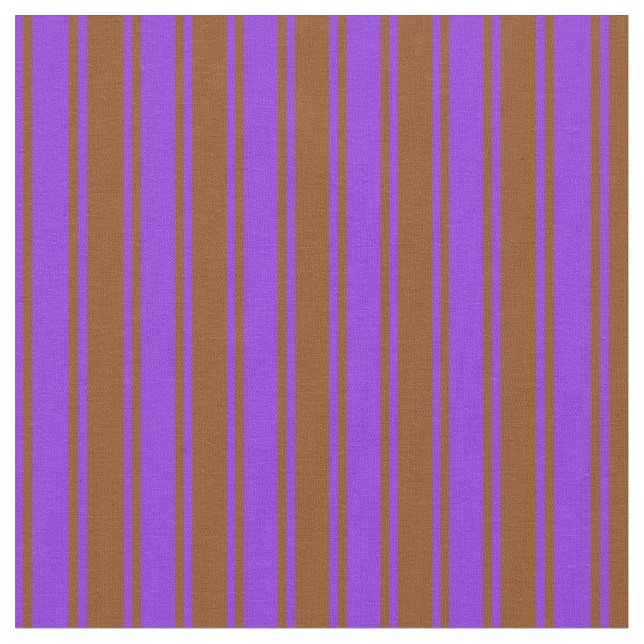 Tissu Motif de lignes couleur violet et Brown (Fermer)