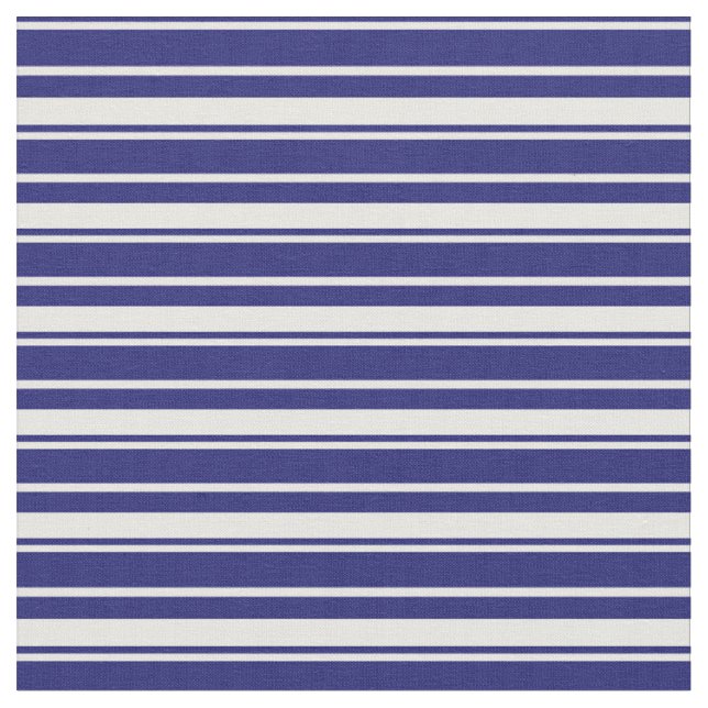 Tissu Motif de lignes de couleur bleue et blanche de min (Fermer)
