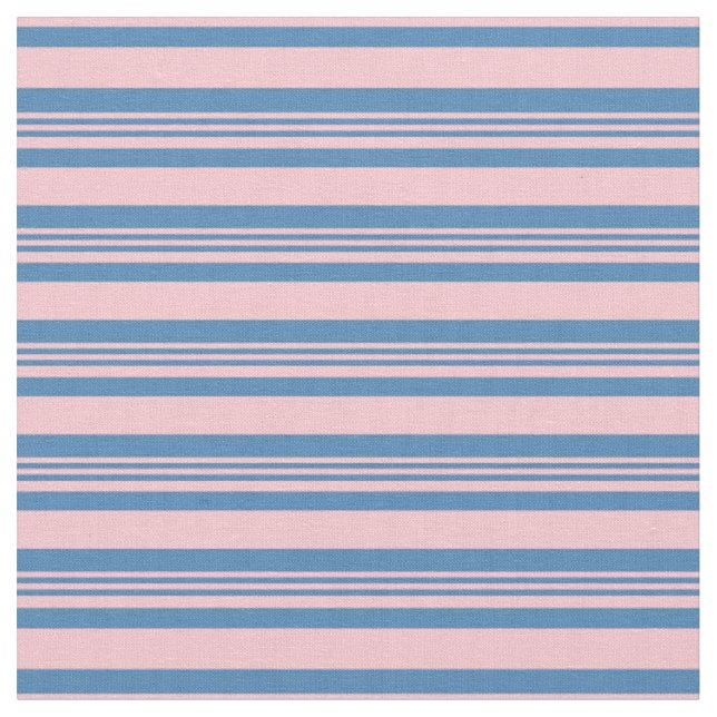 Tissu Motif de lignes de couleur bleue et rose (Fermer)