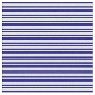 Tissu Motif de lignes de crème bleue et de menthe