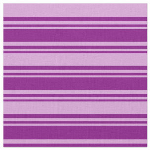 Tissu Motif de lignes et de bandes pourpres et prunes