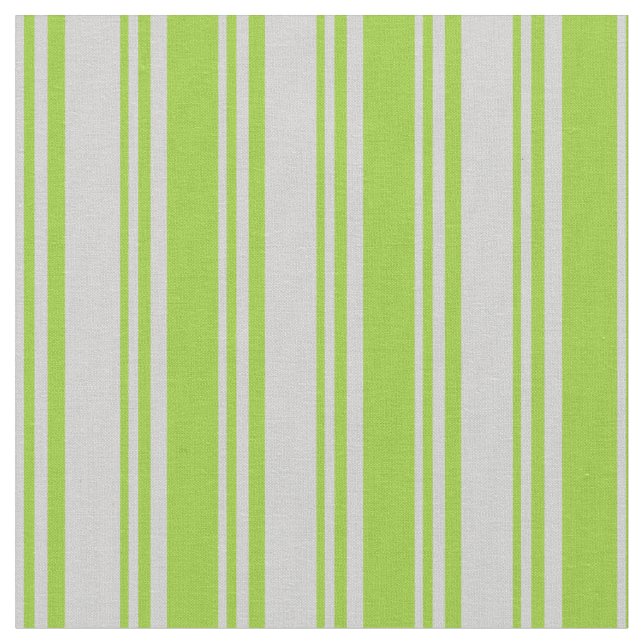 Tissu Motif de lignes gris clair et vert (Fermer)