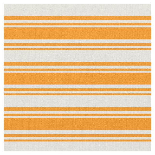 Tissu Motif de lignes orange foncé et beige (Fermer)