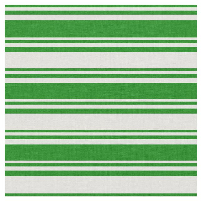 Tissu Motif de lignes vert et blanc clair (Fermer)
