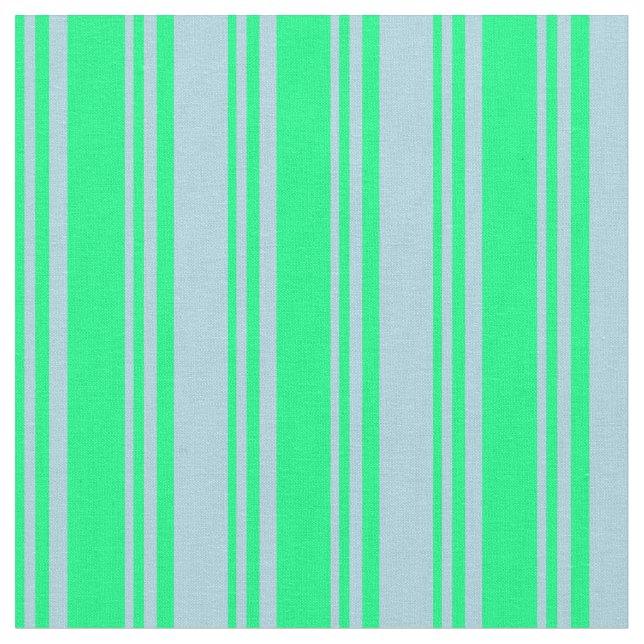 Tissu Motif de lignes vert et bleu clair (Fermer)