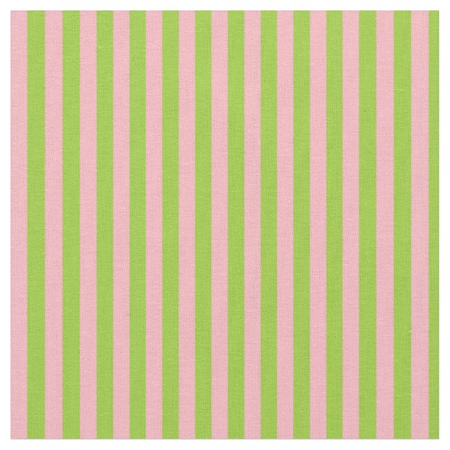 Tissu Motif de lignes vert et rose clair (Fermer)