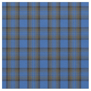 Tissu Motif de l'île de Skye Blue Tartan Plaid