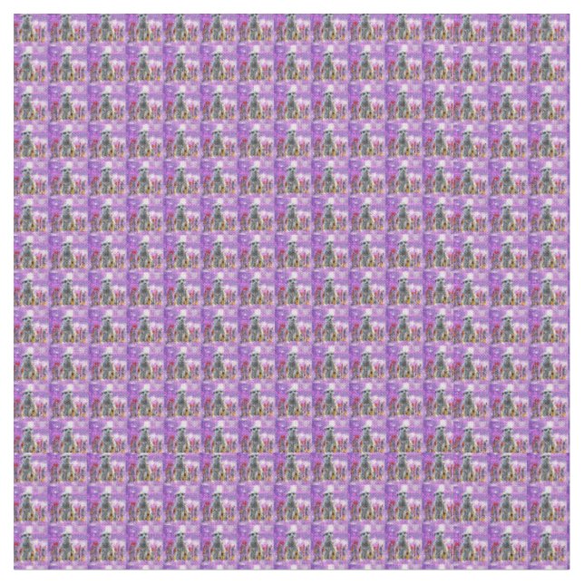 Tissu Motif de logo de suricate rose, (Fermer)