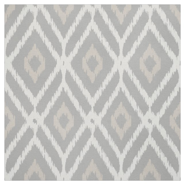 Tissu motif de losange beige beige brun et neutre (Échantillon)