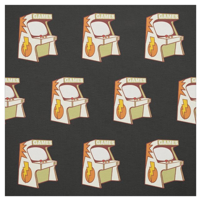 Tissu Motif de machine d'arcade (Échantillon)
