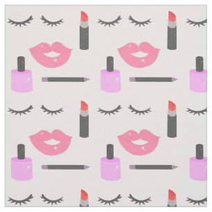Tissu Motif de maquillage