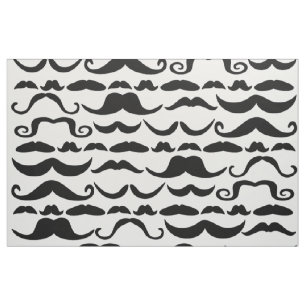Tissu Motif de moustache