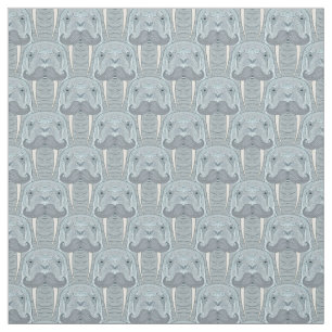 Tissu Motif de moustache de morse