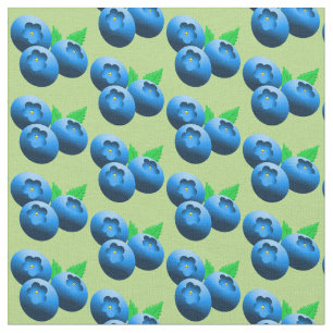 Tissu Motif de myrtilles
