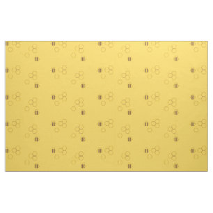 Tissu Motif de nid d'abeilles d'abeille