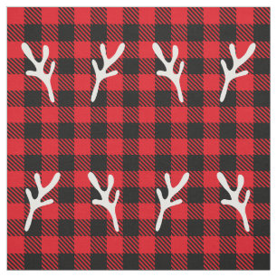 Tissu Motif de Noël branché Buffalo rennes plaid
