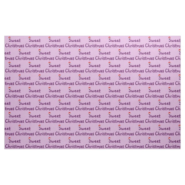 Tissu Motif de Noël doux (Fat Quarter)