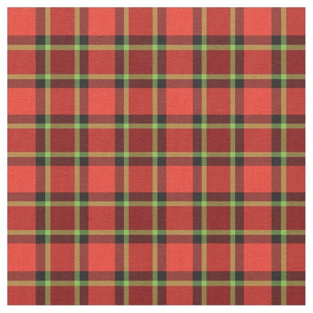 Tissu Motif de Noël rouge vif (Fermer)