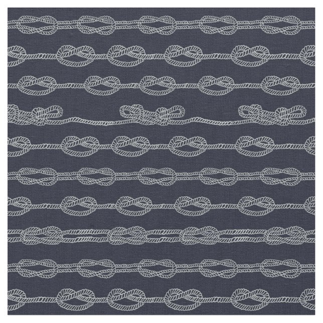 Tissu Motif de noeuds marin (Fermer)