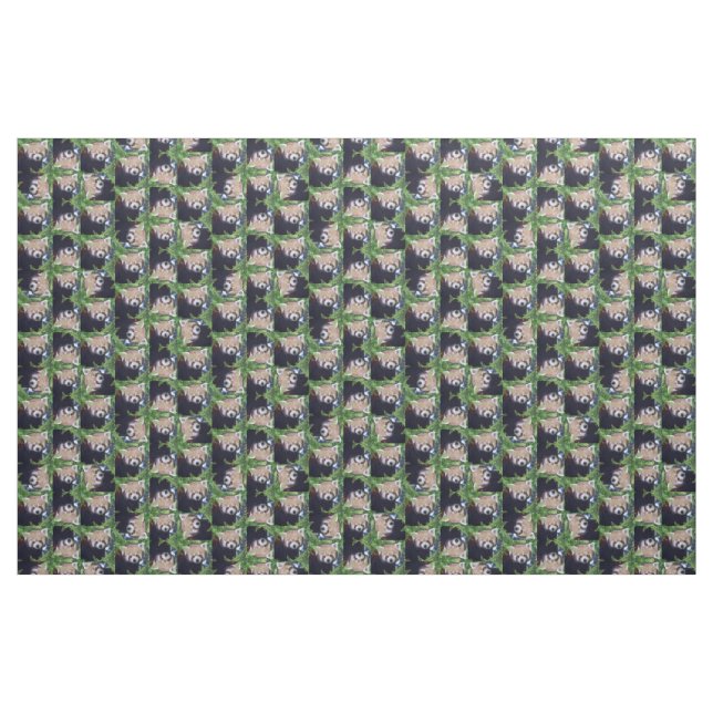Tissu Motif de panda rouge (Fat Quarter)