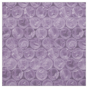 Tissu Motif de papier bulle violet