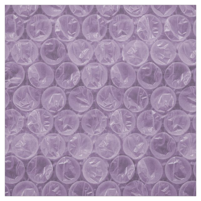Tissu Motif de papier bulle violet (Échantillon)