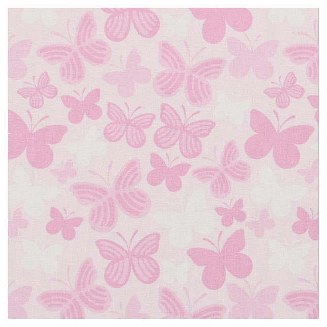 Tissu Motif de papillon (Fermer)