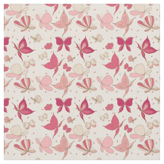 Tissu motif de papillon 2 (Fermer)