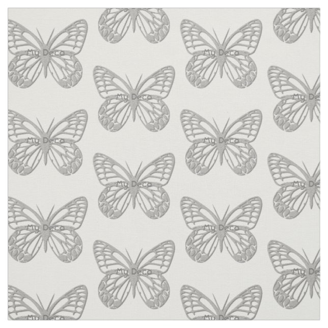 Tissu Motif de papillon fait sur commande d'art déco de (Échantillon)