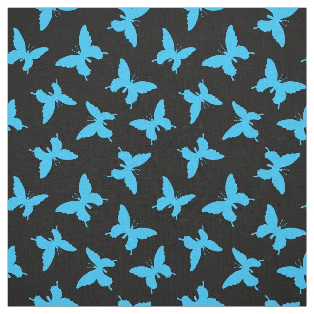 Tissu Motif de papillon Ulysses (Échantillon)