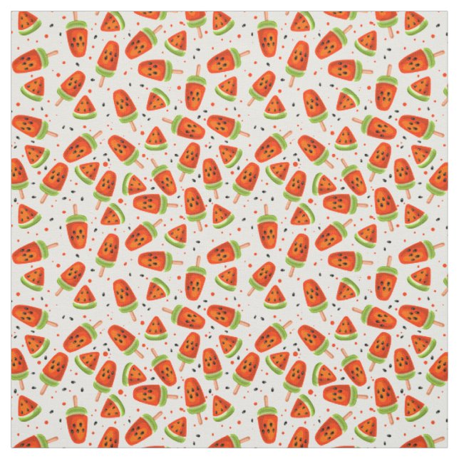 Tissu Motif de pastèque (Échantillon)