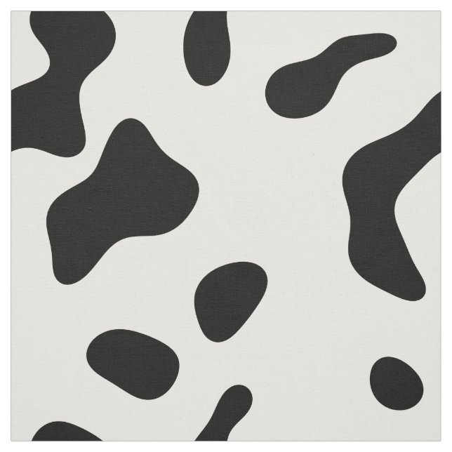 Tissu Motif de peau de vache (Échantillon)